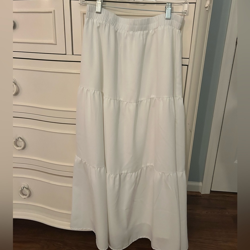 White Maxi Skirt